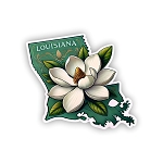 Magnolia Louisiana State Flower Sticker (Peel N' Stick)